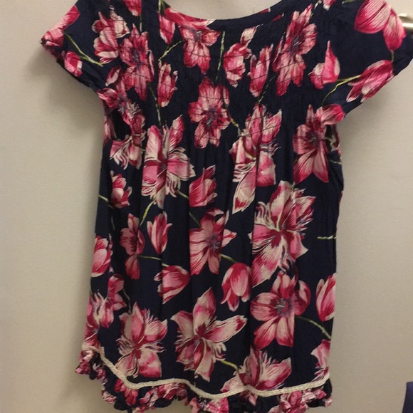 Anthropologie by Eloise Flower top size M - Picture 2 of 4